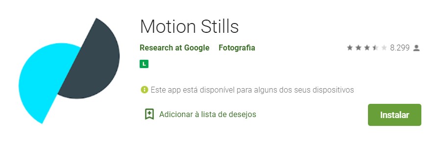Motion Stills - aplicativos para criar GIFs Motion Stills - aplicativos para criar GIFs