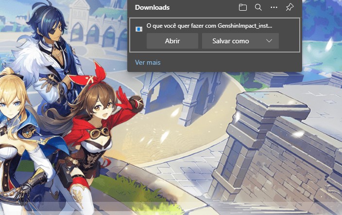 Salve no seu computador - Como baixar Genshin Impact Salve no seu computador - Como baixar Genshin Impact
