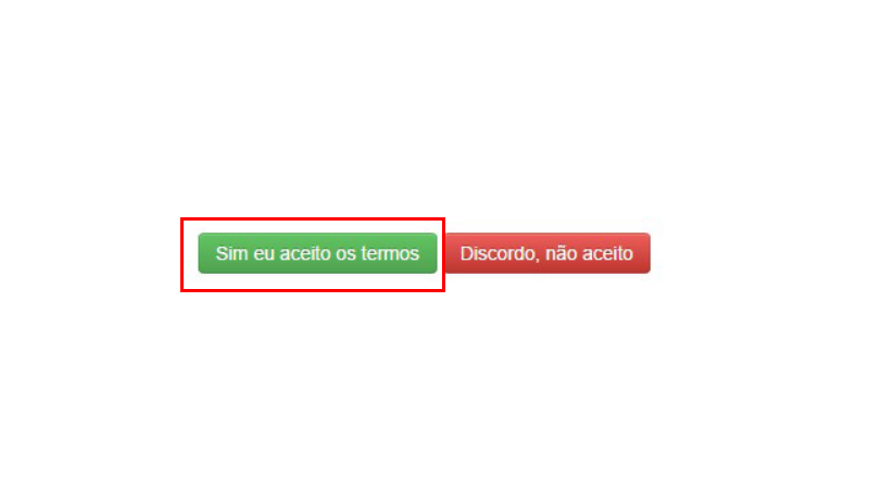 aceite os termos