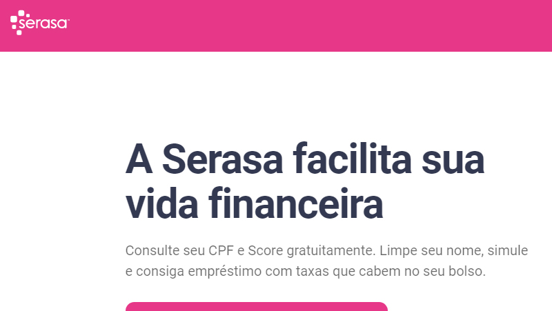 conheça o site da serasa, ele pode ajudar você
