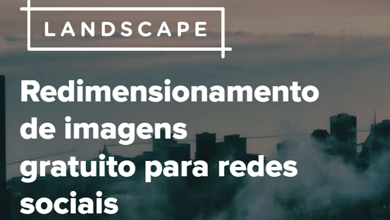 landscape ajuda nas redes sociais