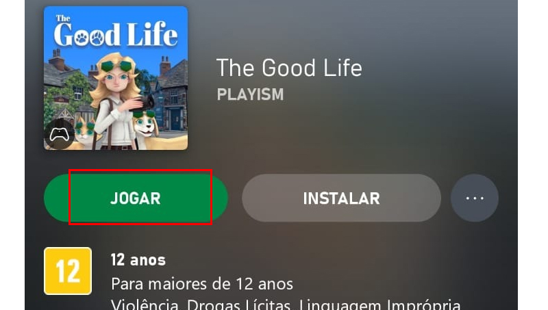 para começar o jogo vá em jogar