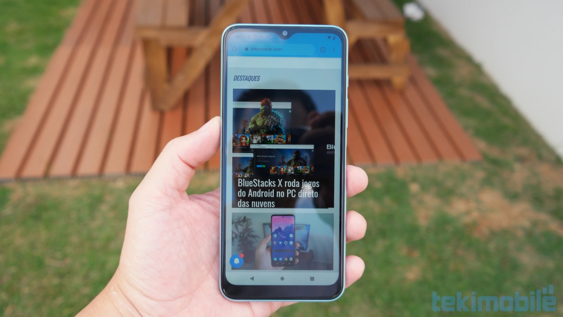 Tela do Motorola Moto G50 5G