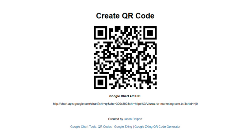 use essa api de qr code