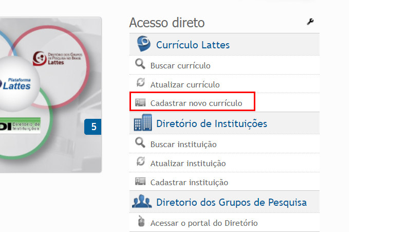 vá em cadastrar novo currículo