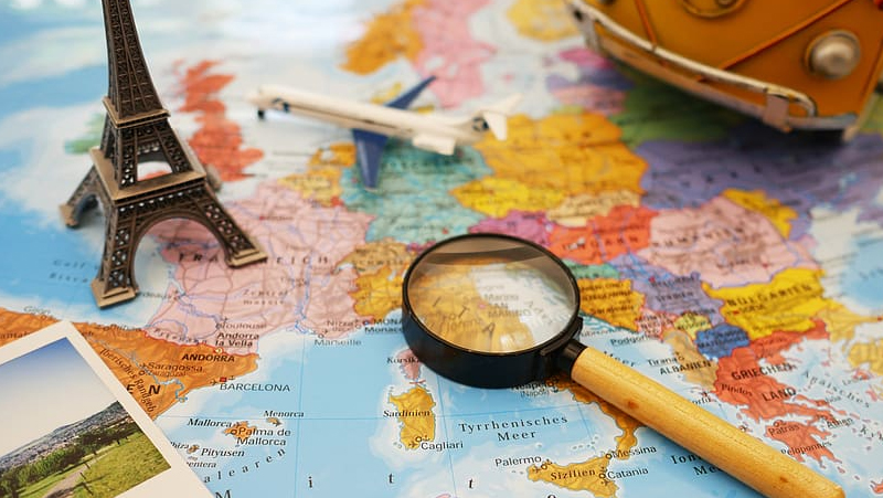 viaje com seu passaporte