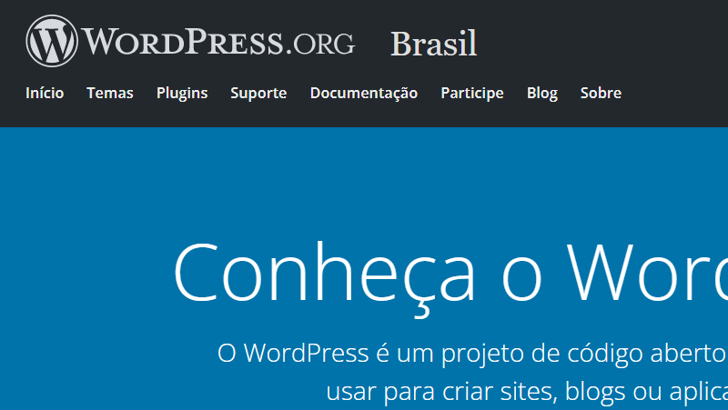 wordpress é uma ótima opção para criar potfólio