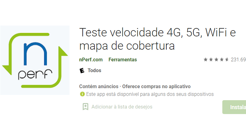 A opção 100% mobile