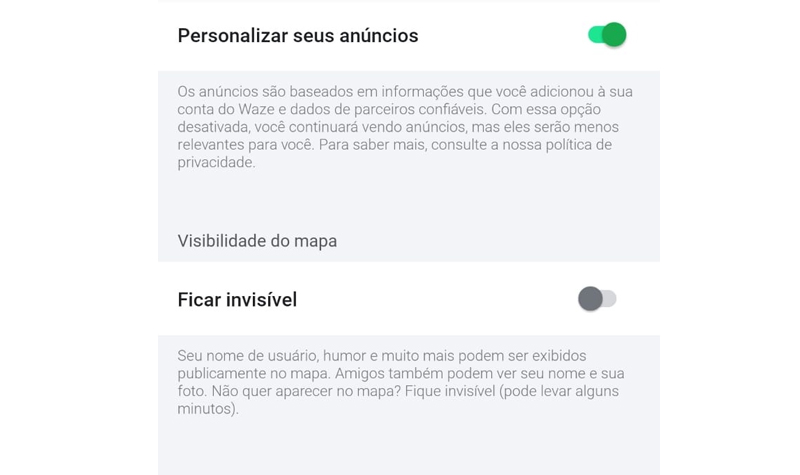 Ajuste as coisas para aumentar sua segurança