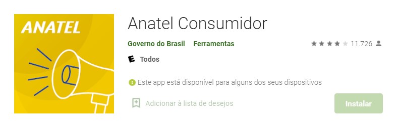 Baixe o aplicativo Anatel Consumidor Baixe o aplicativo Anatel Consumidor