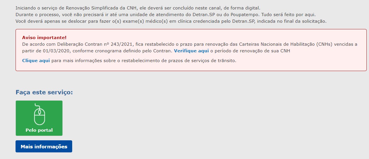 Clique em Pelo Portal - Como renovar carteira de motorista pela internet Clique em Pelo Portal - Como renovar carteira de motorista pela internet