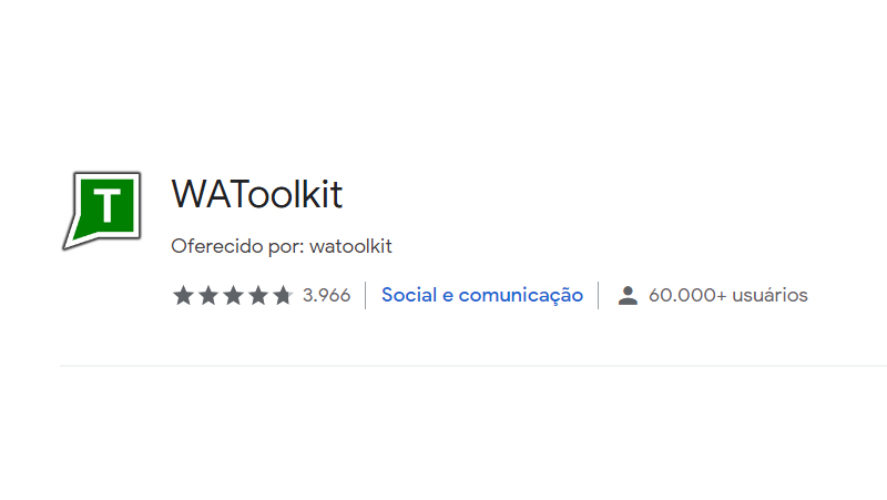Conheça o watoolkit