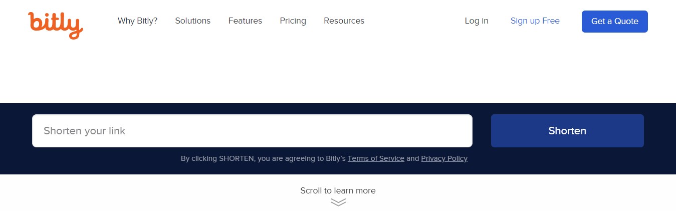 Encurte seu link na Bit.ly - Como gerar link do WhatsApp [seu e contatos]