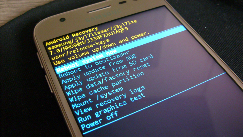 Faça o hard reset corretamente