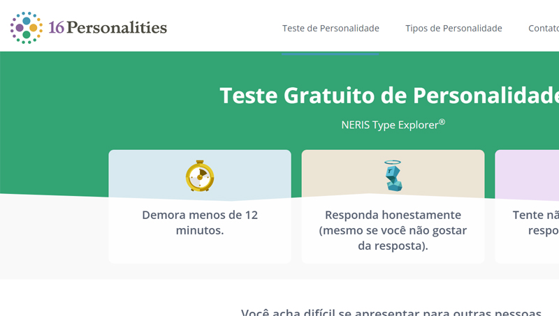 Faça o teste do MBTI e veja seus resultados