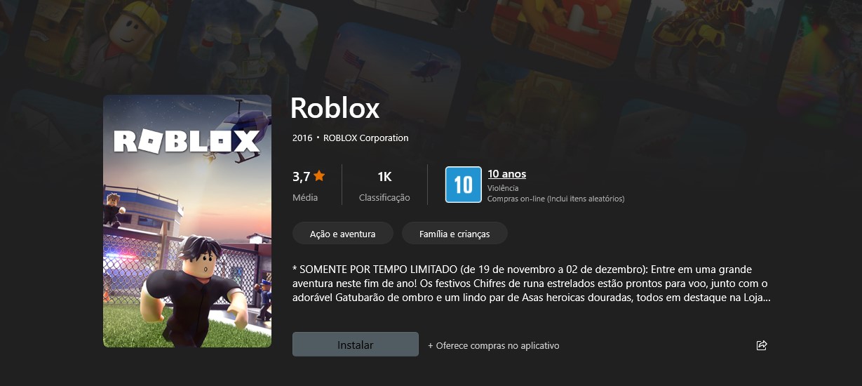 Instale o Roblox no seu computador Instale o Roblox no seu computador