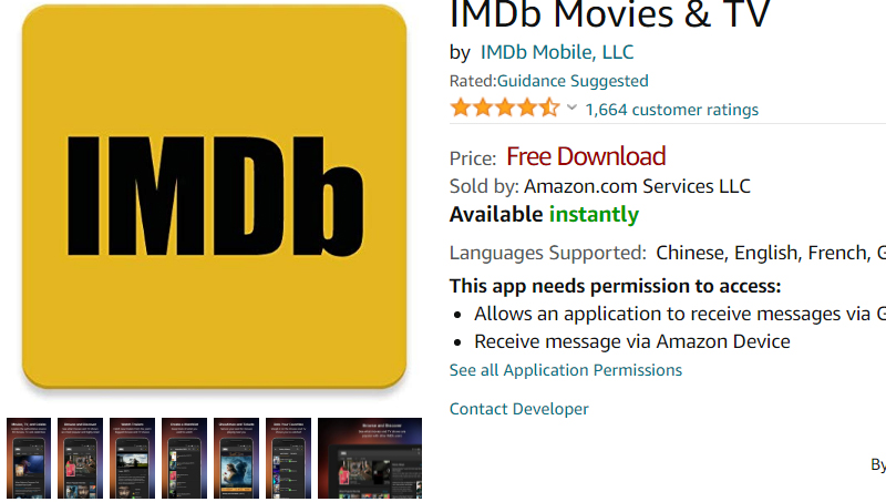 O IMDB tv mostra novidades de cinemas e séries