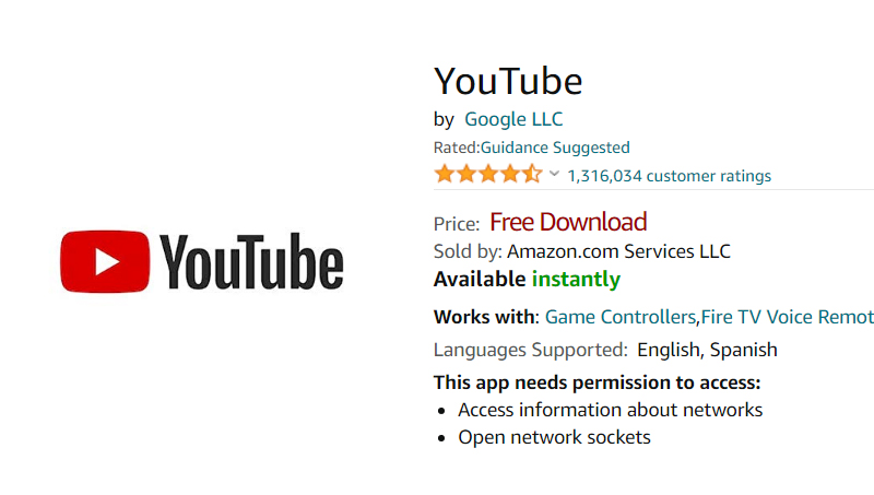 O Youtube é um dos melhores canais no Fire stick