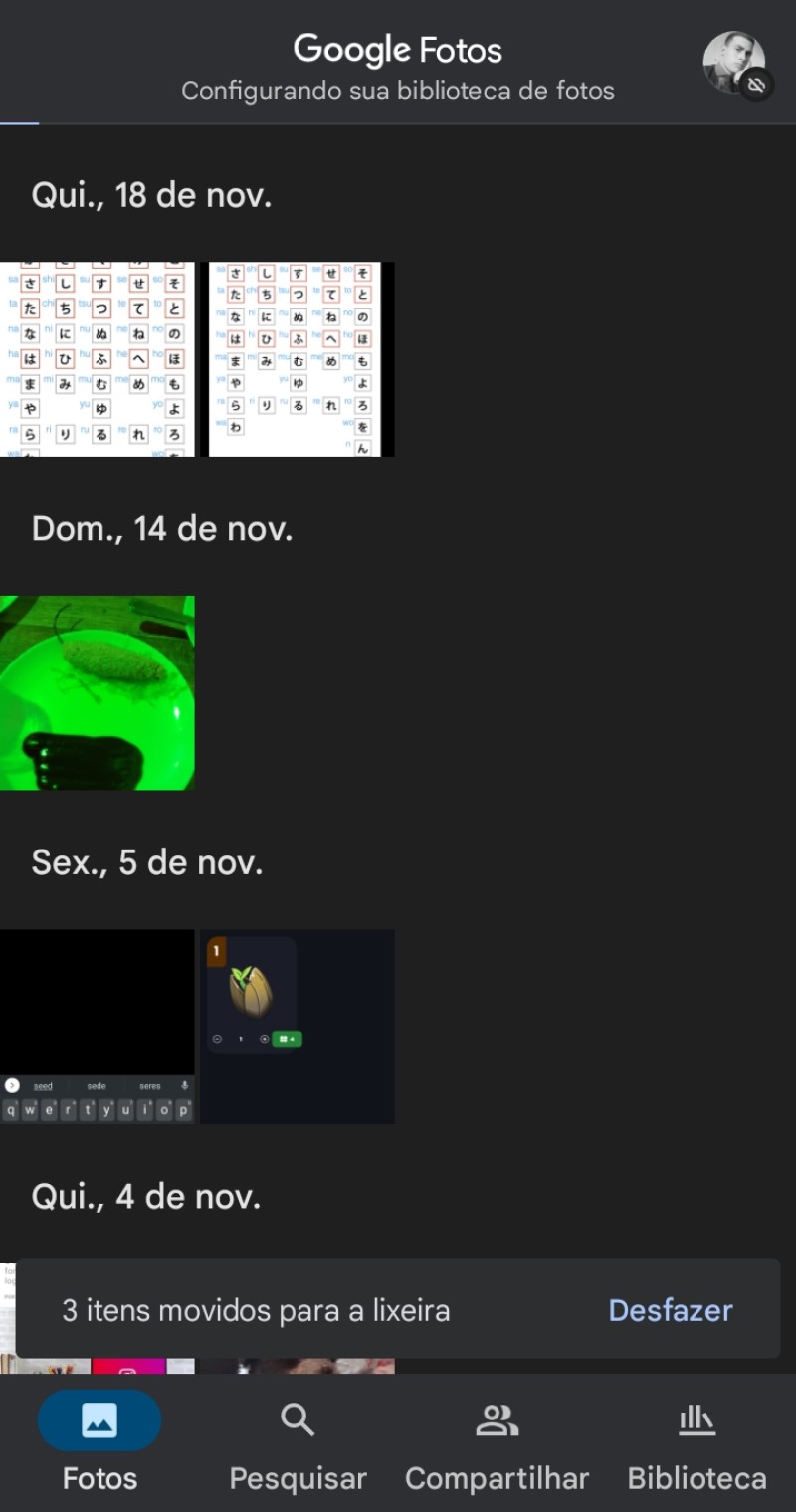Salve seus arquivos no Google Fotos para liberar mais espaço