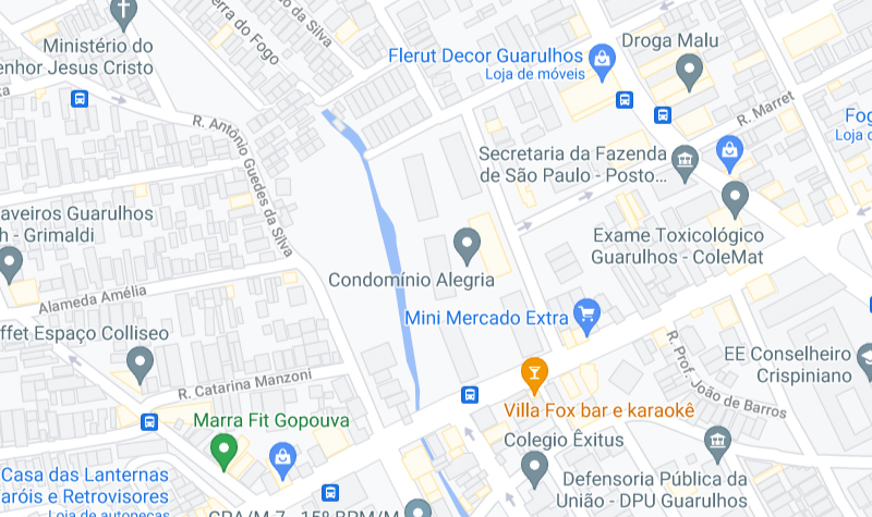 Se aproxime bem do mapa