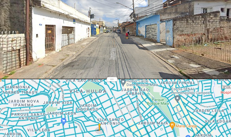 Se desejar é possível dividir a tela