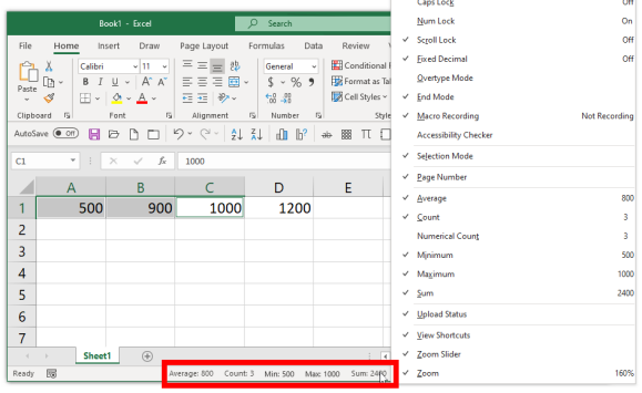 Soma dos números no Excel Soma dos números no Excel