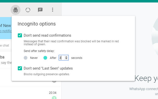 Extensão esconde que você leu as mensagens dos seus contatos no WhatsApp Web