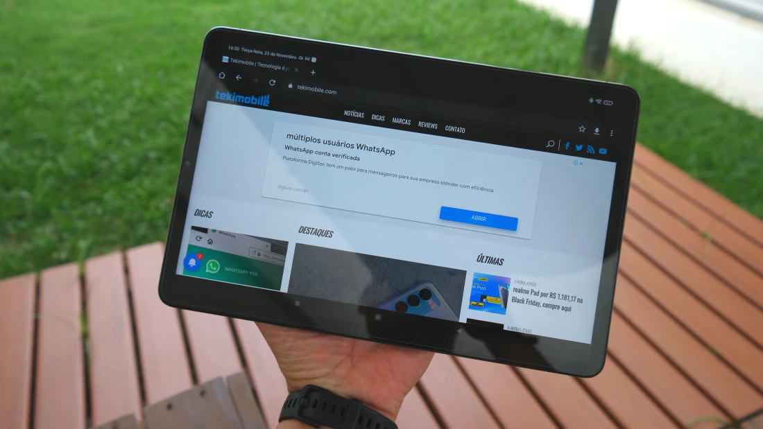 Frente do Xiaomi Pad 5