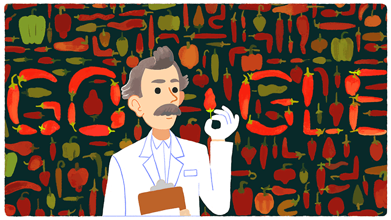 151º aniversário de Wilbur Scoville - Melhores Jogos Google