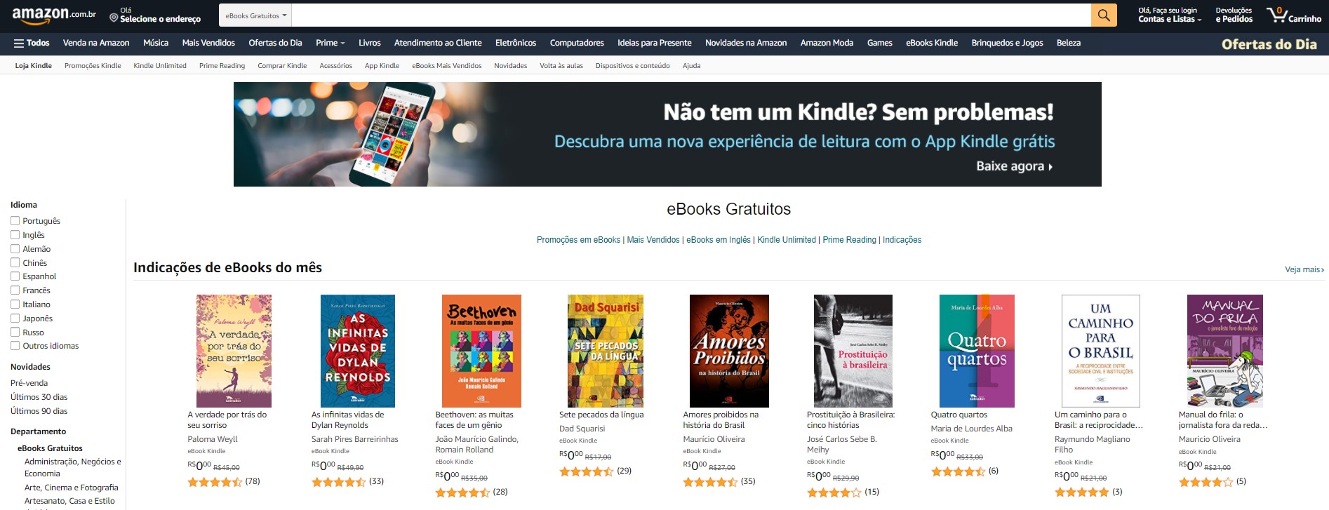 Amazon - Melhores sites para baixar livros em PDF de graça Amazon - Melhores sites para baixar livros em PDF de graça