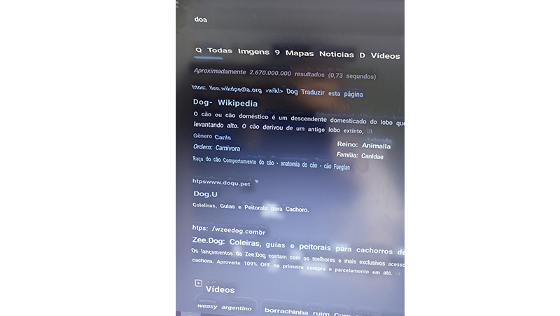 Aponte e o texto será traduzido