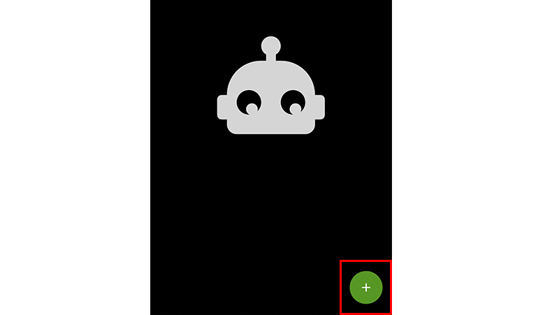Clique no ícone para criar respostas automáticas