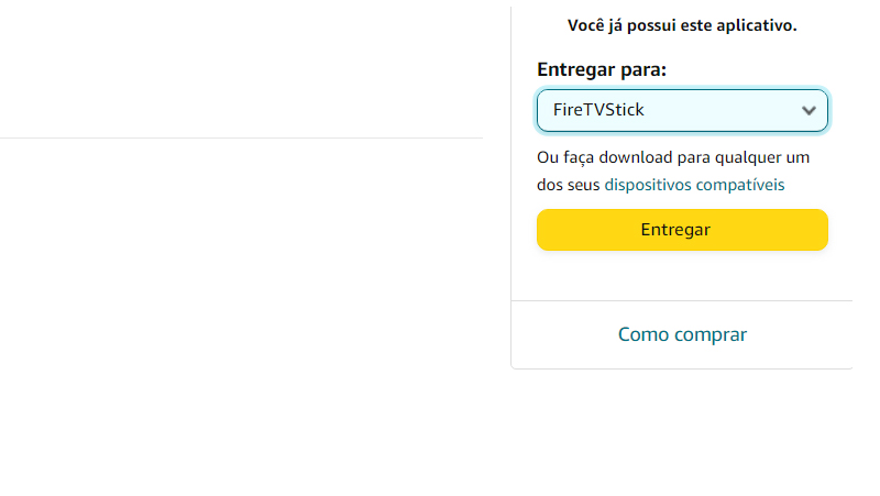 Escolha seu Amazon Fire TV Stick
