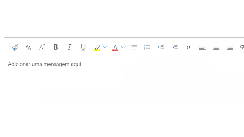 Escreva seu aviso e personalize do seu jeito