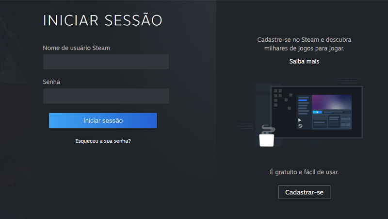 Faça o login ou cadastre se (Imagem: Nalbert/Tekimobile)