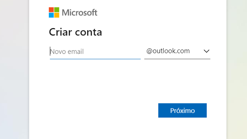 Insira seu novo email