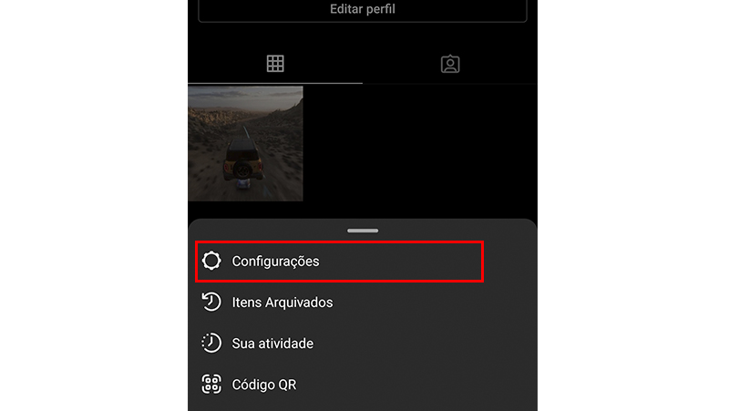 Logo em seguida vá em Configurações