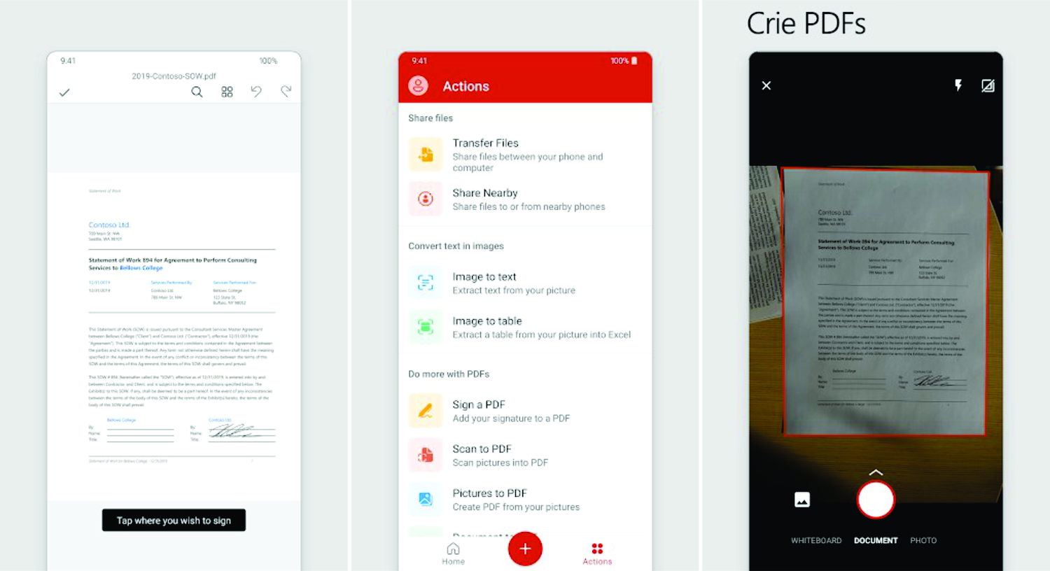 Microsoft Office - Melhores leitores de PDF para celular