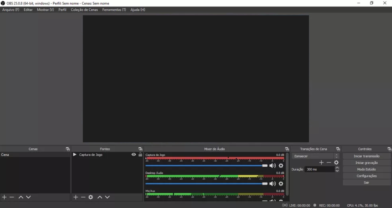 OBS Studio pode gravar a tela do PC em todos os SO