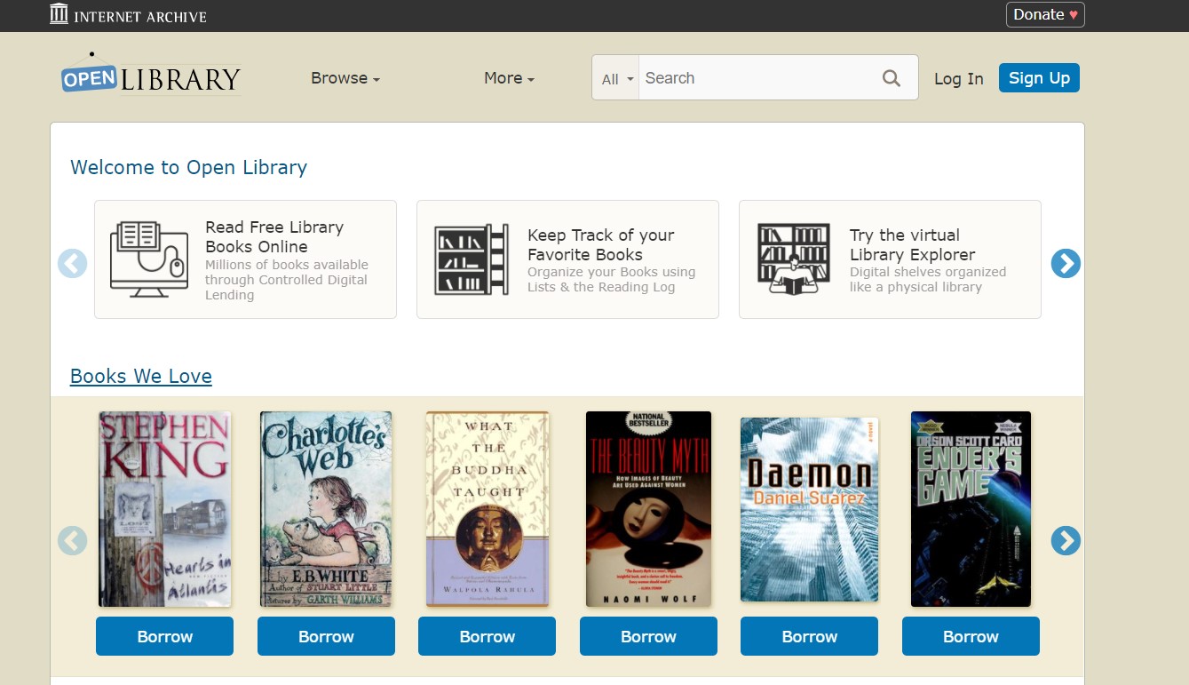 Open Library - Melhores sites para baixar livros em PDF de graça Open Library - Melhores sites para baixar livros em PDF de graça