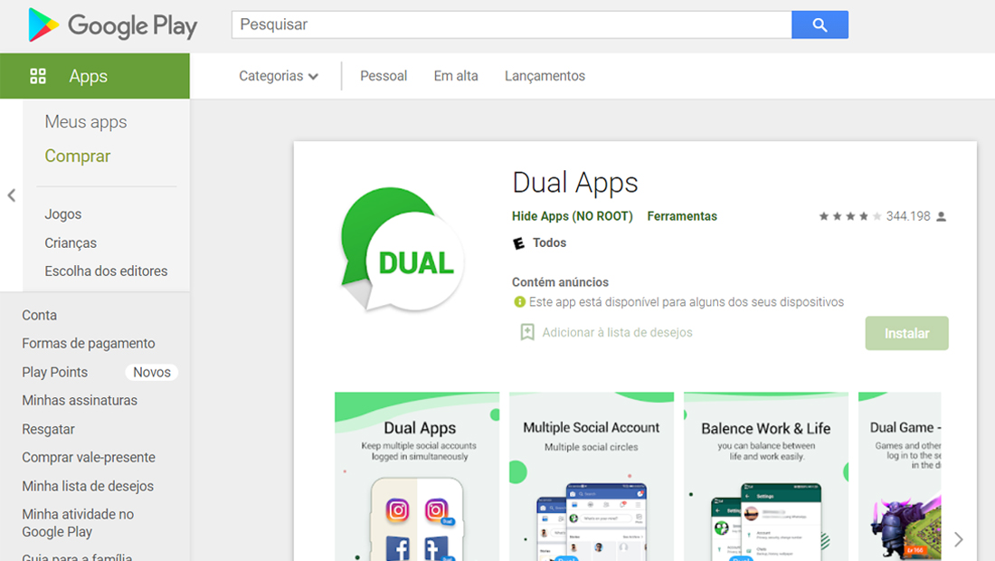Aplicativos gêmeos ajudam a como ter dois WhatsApp