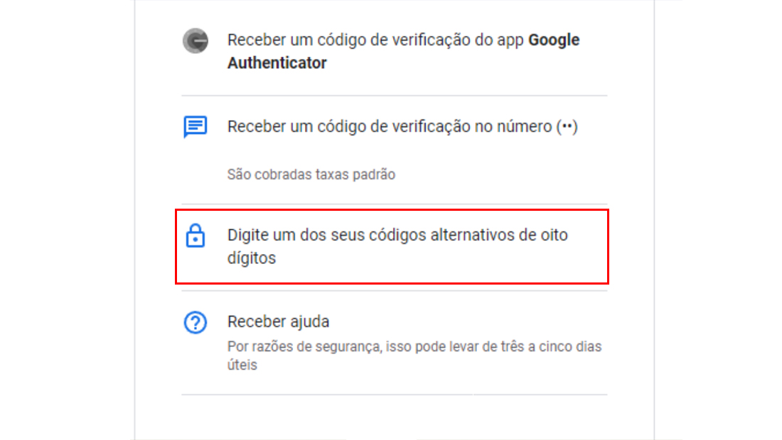 Aprenda como recuperar Google Authenticator com os códigos