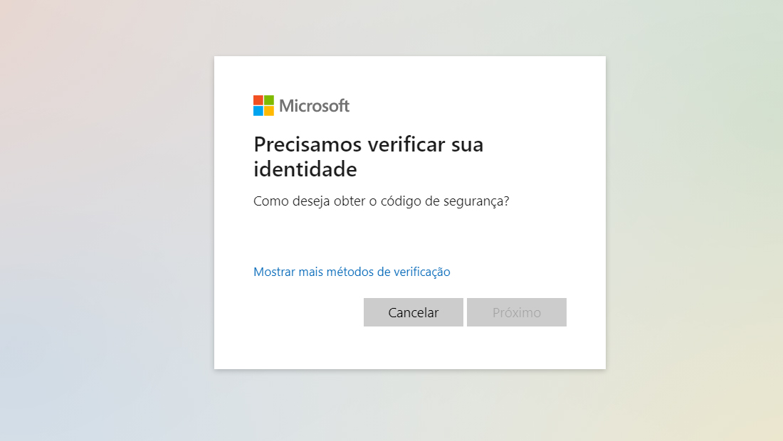Confirme as informações necessárias