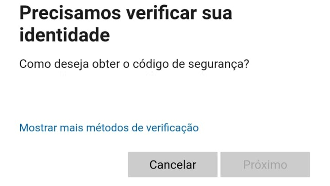 Confirme os dados para recuperar seu email