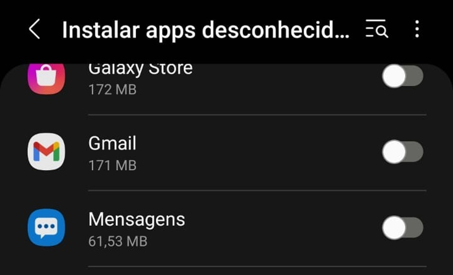 Dê as permissões necessárias