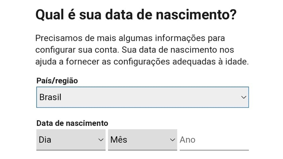 Informe todos os seus dados