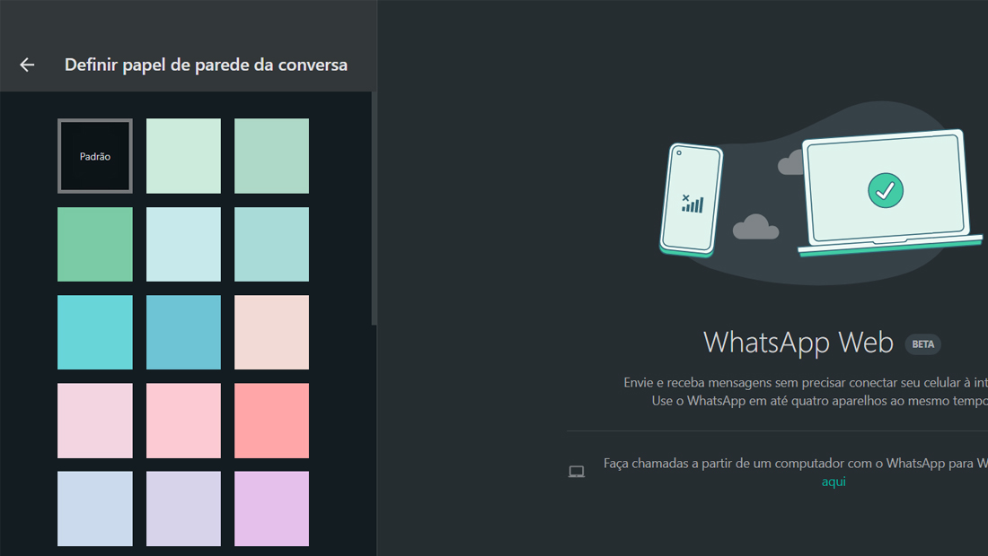 Personalize e coloque um papel de parede