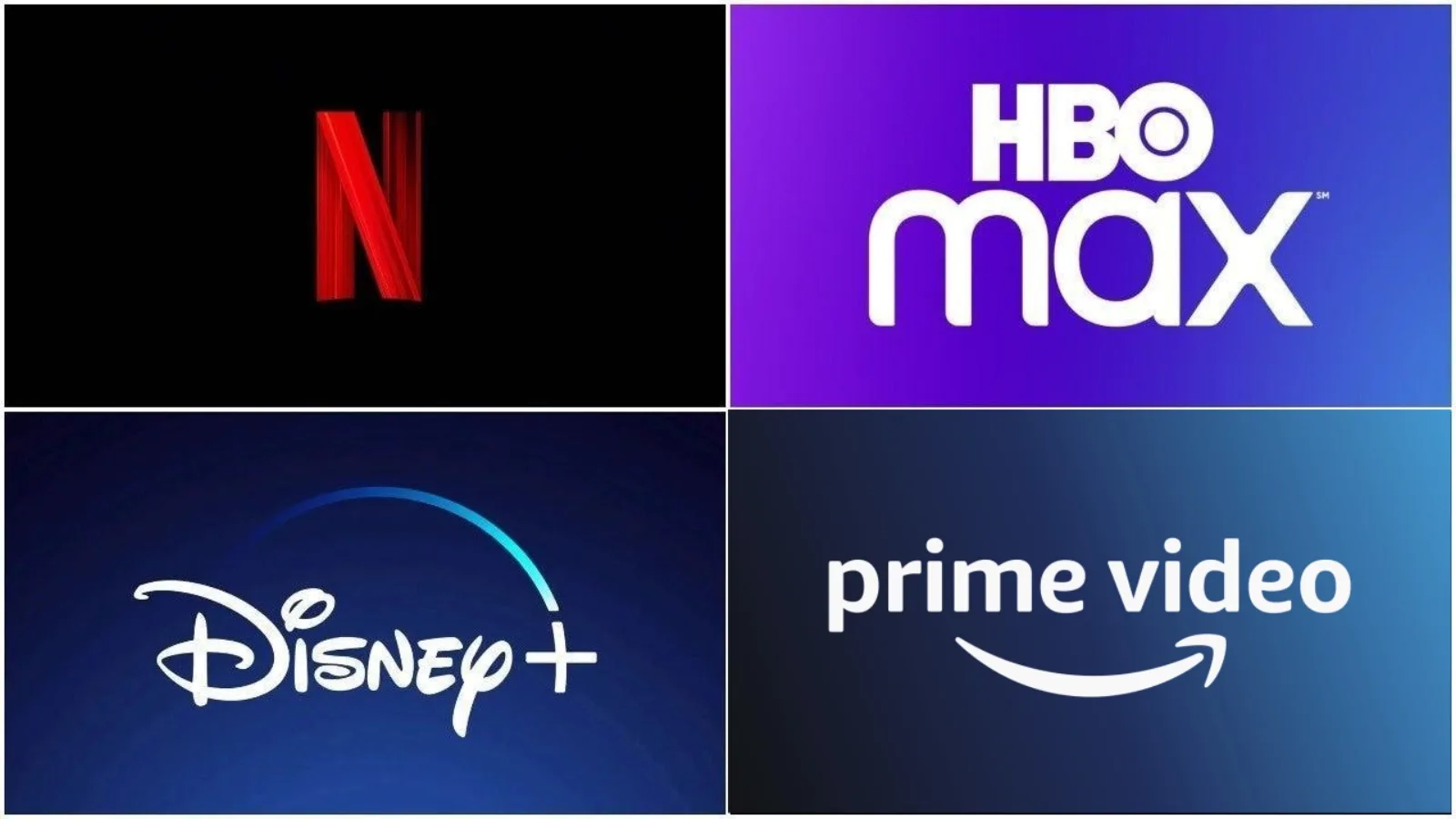 Qual a melhor plataforma de streaming: Netflix, Disney+, Prime Vídeo ou HBO Max?