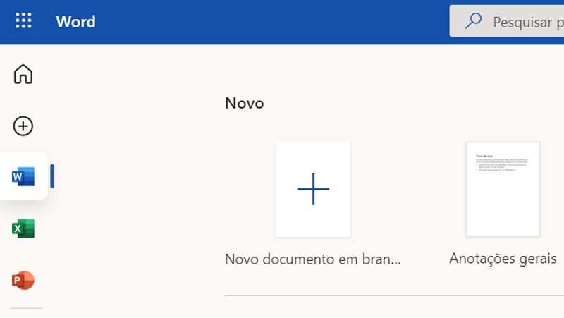 Word online é uma boa opção