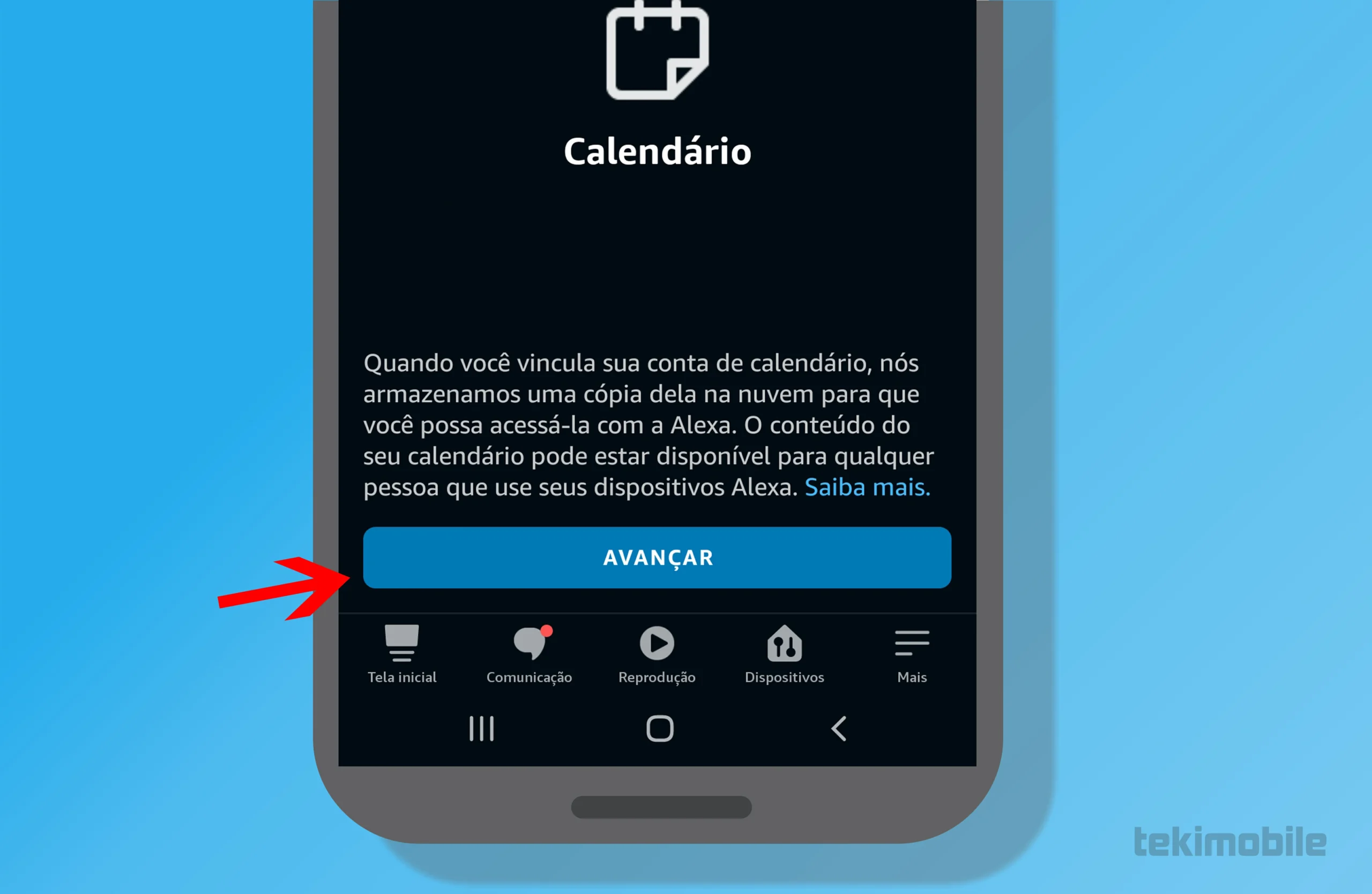 Como sincronizar calendário com Alexa - Passo 6